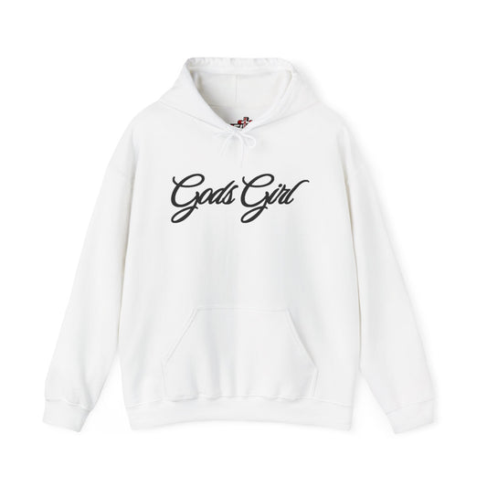 God’s Girl Faith Hoodie (Light Color with Black Print)