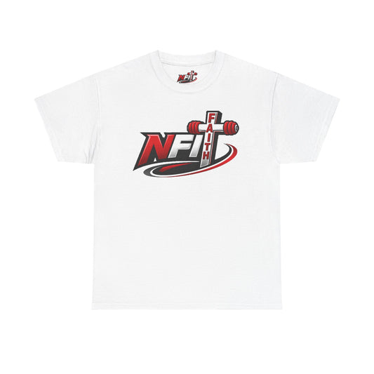 Fitness Logo T‑Shirt — NFIT with Barbell Graphic
