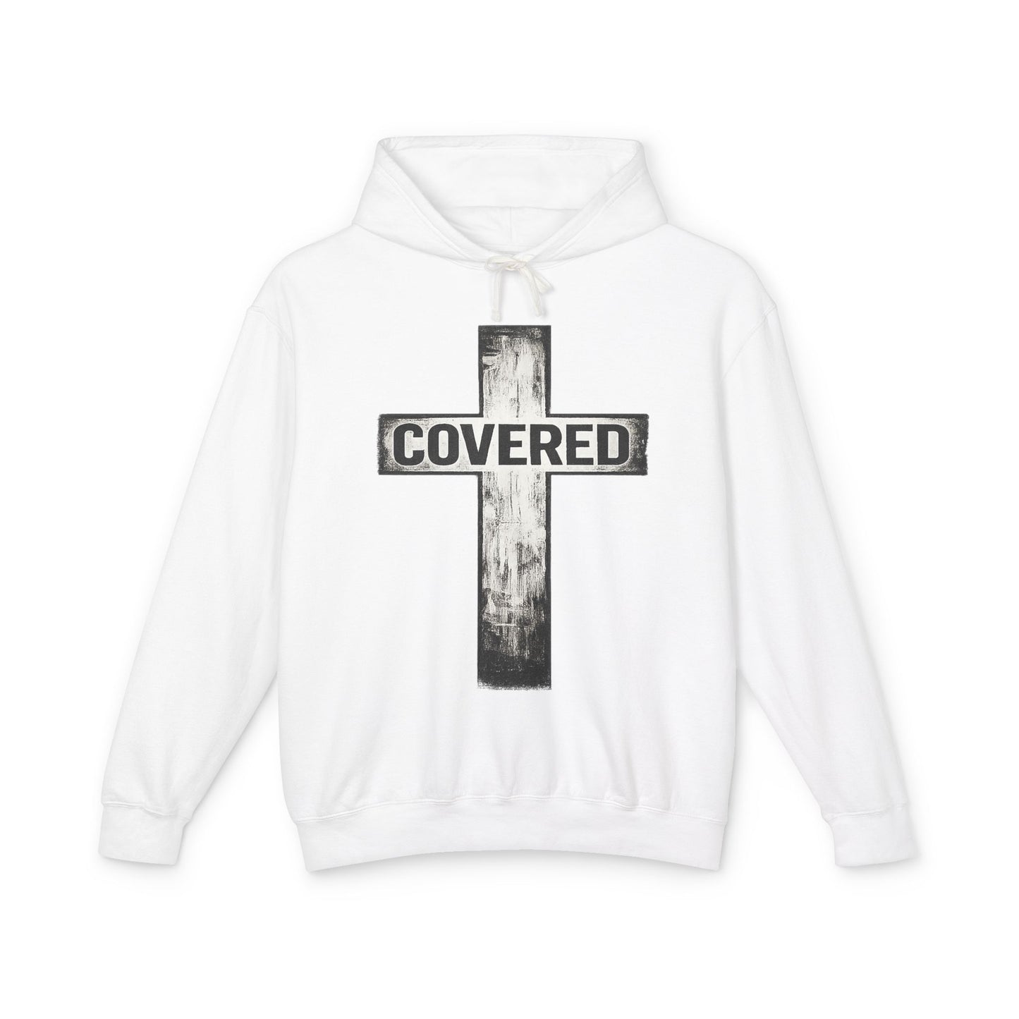 Covered Cross Hoodie — Christian Faith Pullover
