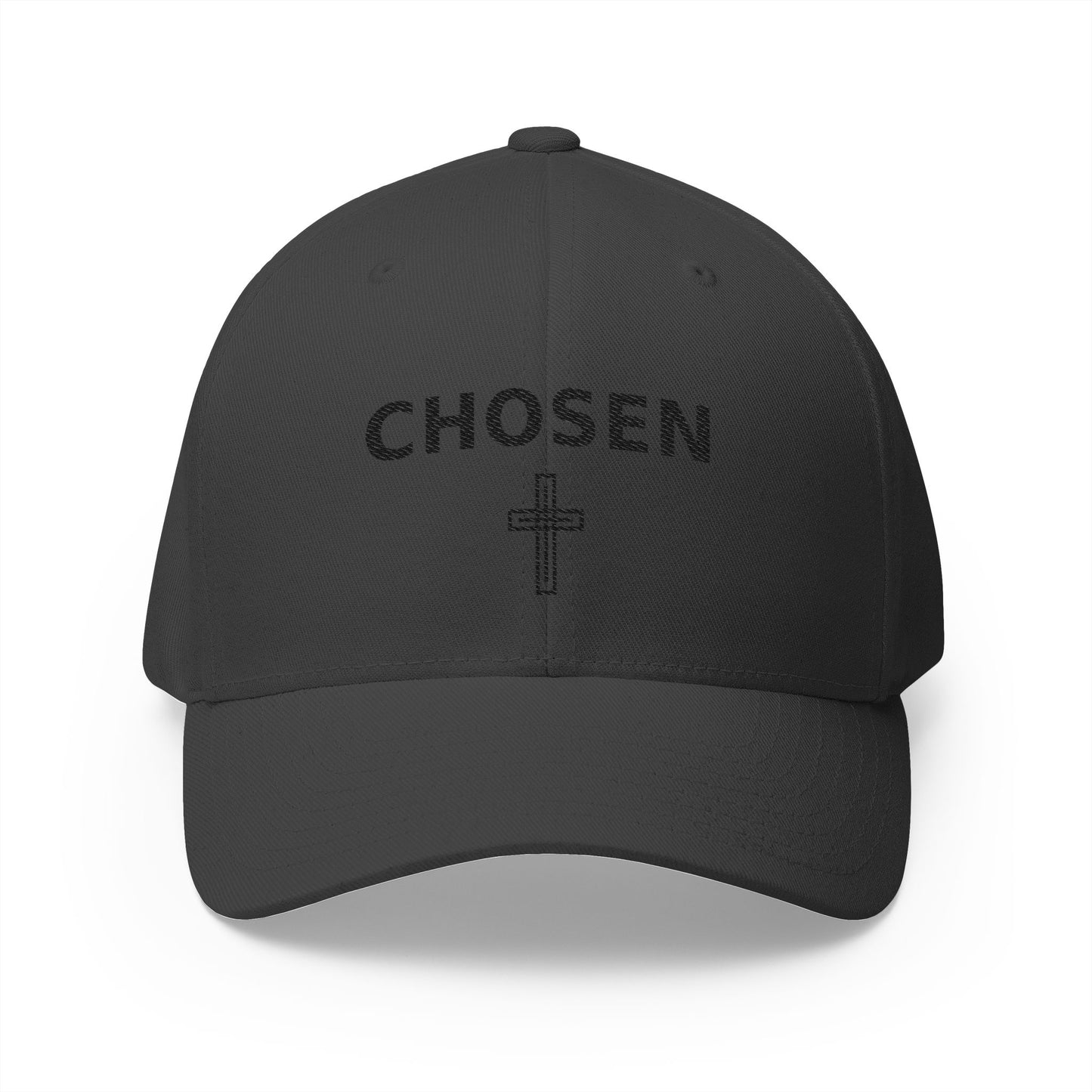 Chosen Embroidered Cap — Christian Cross Baseball Hat
