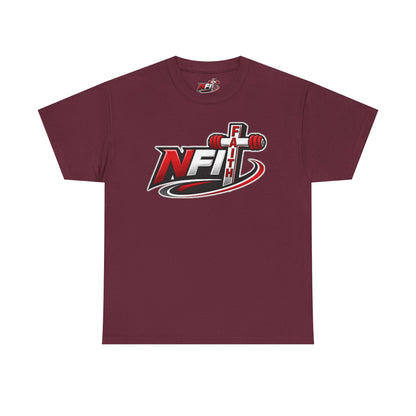 Fitness Logo T‑Shirt — NFIT with Barbell Graphic