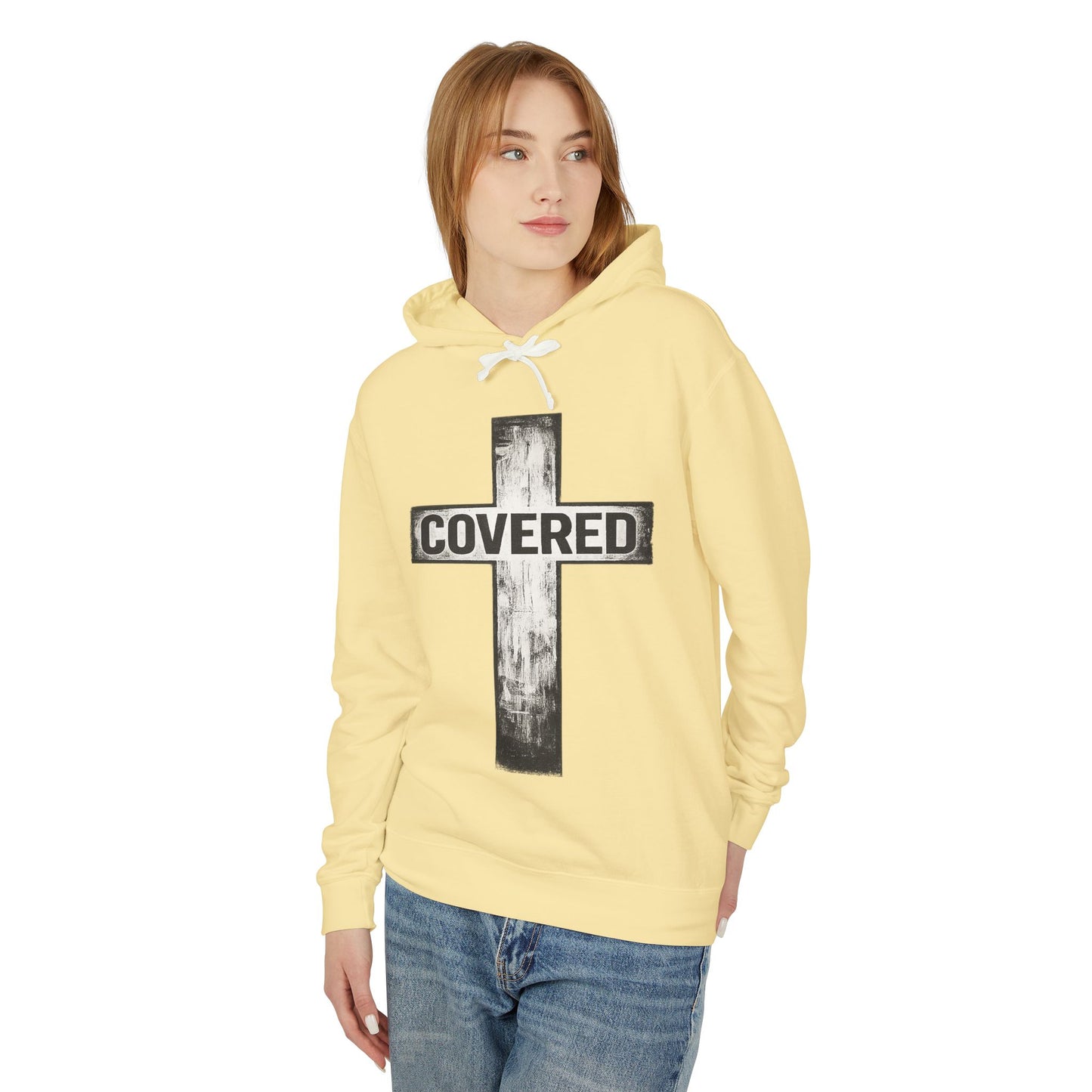 Covered Cross Hoodie — Christian Faith Pullover