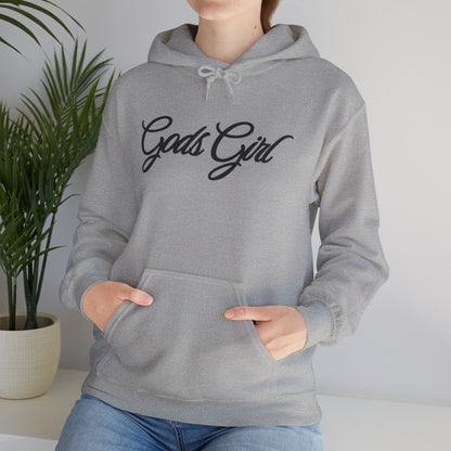 God’s Girl Faith Hoodie (Light Color with Black Print)
