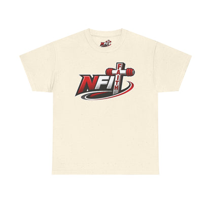 Fitness Logo T‑Shirt — NFIT with Barbell Graphic
