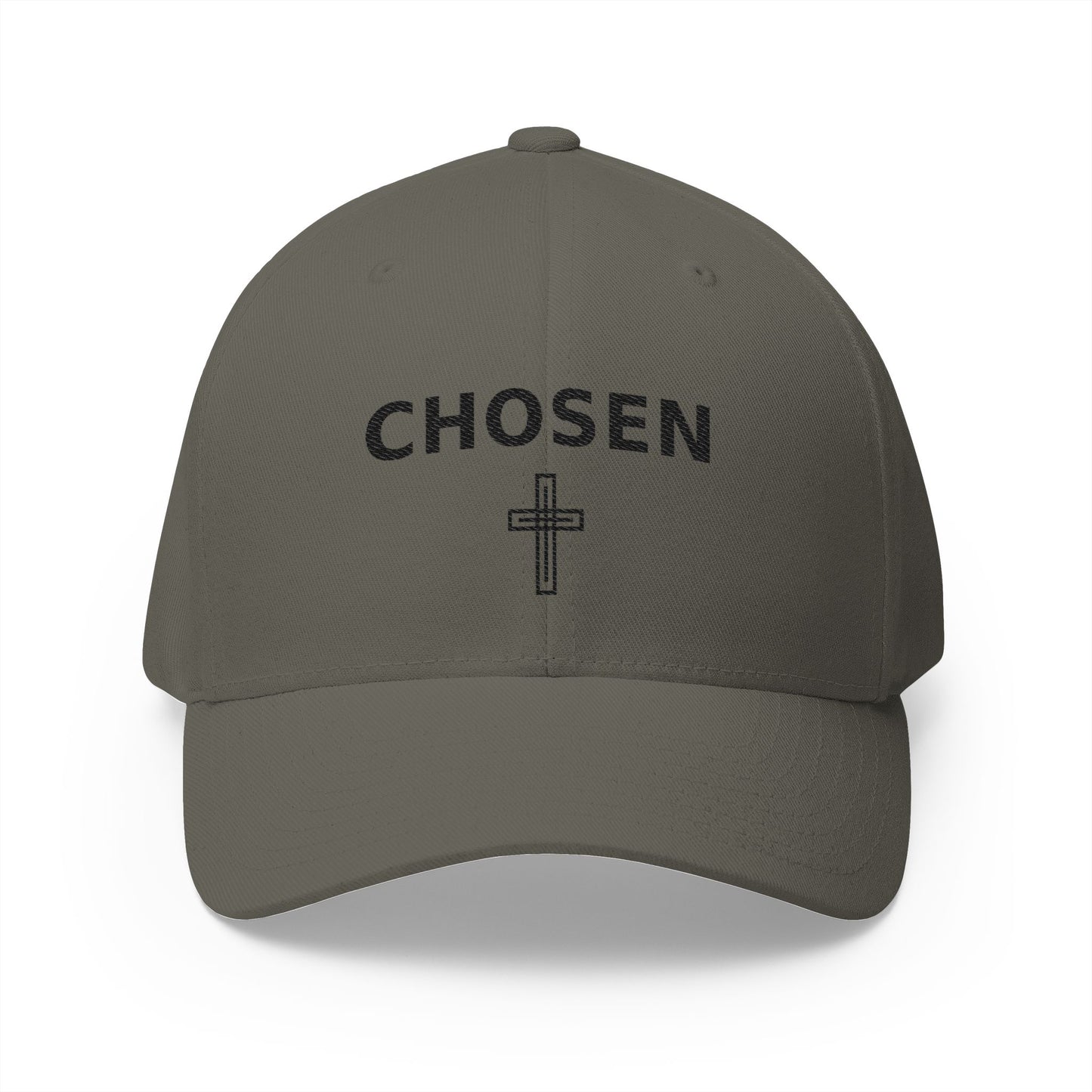 Chosen Embroidered Cap — Christian Cross Baseball Hat