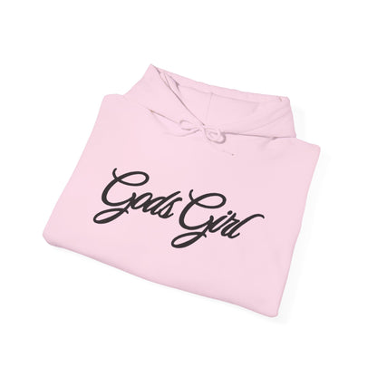 God’s Girl Faith Hoodie (Light Color with Black Print)