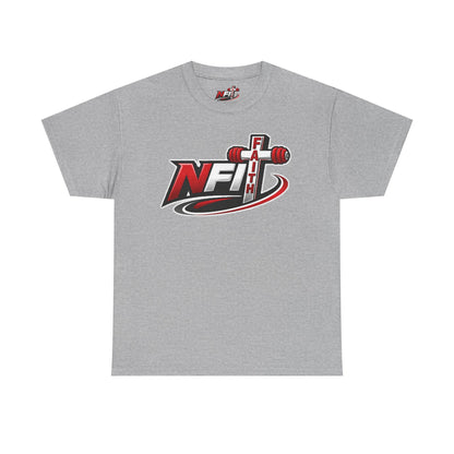 Fitness Logo T‑Shirt — NFIT with Barbell Graphic