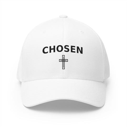 Chosen Embroidered Cap — Christian Cross Baseball Hat