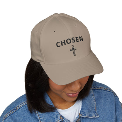 Chosen Embroidered Cap — Christian Cross Baseball Hat