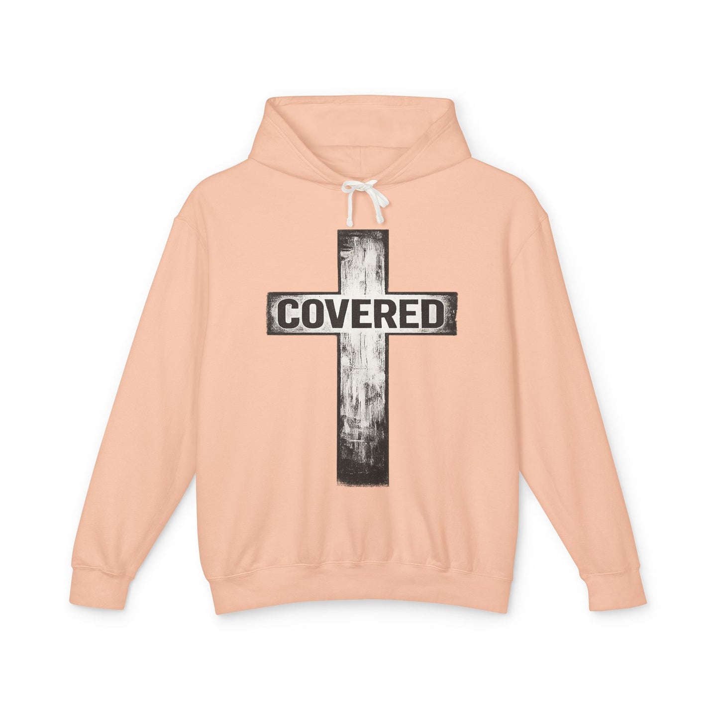 Covered Cross Hoodie — Christian Faith Pullover