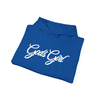 God’s Girl Faith Hoodie (Dark with white print)