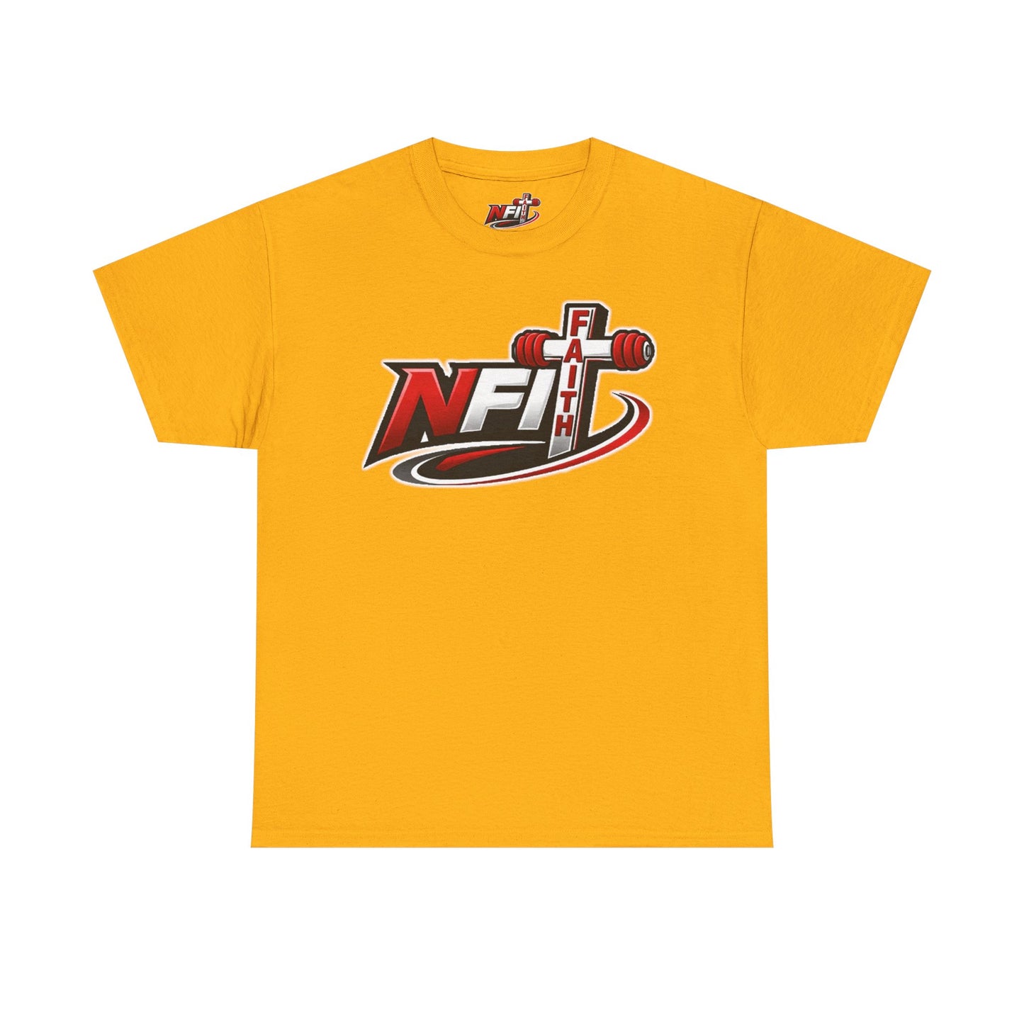 Fitness Logo T‑Shirt — NFIT with Barbell Graphic