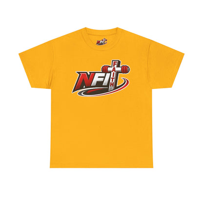 Fitness Logo T‑Shirt — NFIT with Barbell Graphic