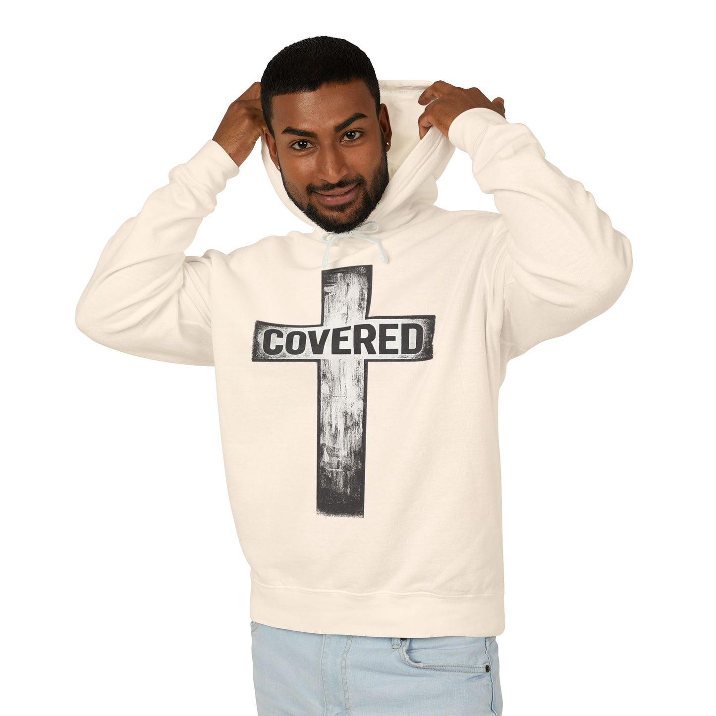 Covered Cross Hoodie — Christian Faith Pullover