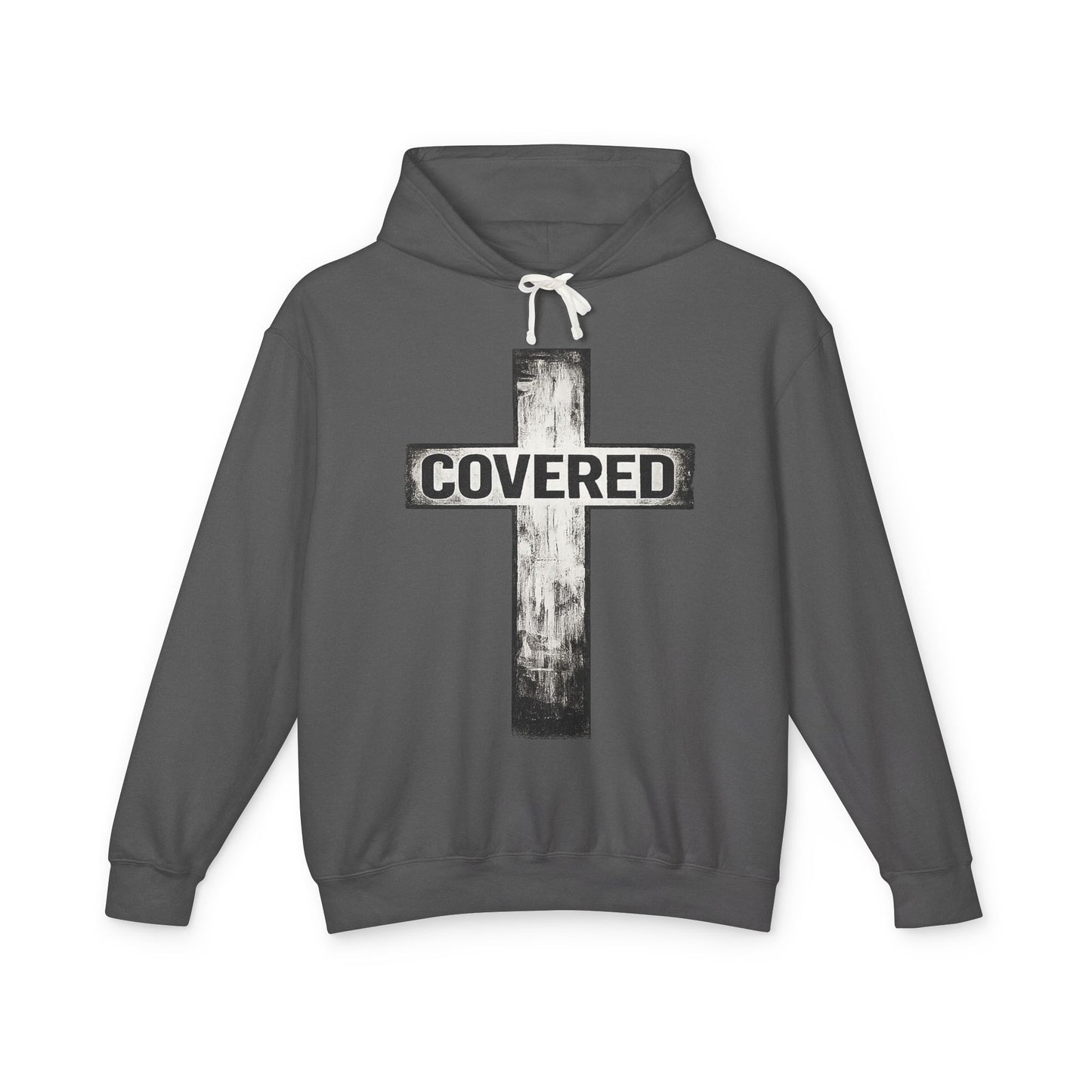 Covered Cross Hoodie — Christian Faith Pullover