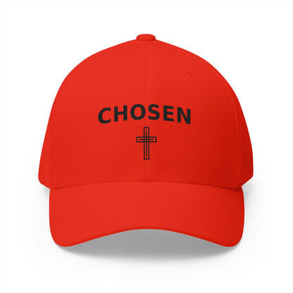 Chosen Embroidered Cap — Christian Cross Baseball Hat