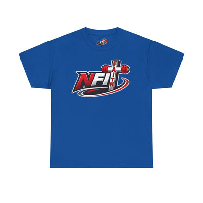 Fitness Logo T‑Shirt — NFIT with Barbell Graphic