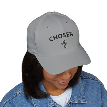 Chosen Embroidered Cap — Christian Cross Baseball Hat