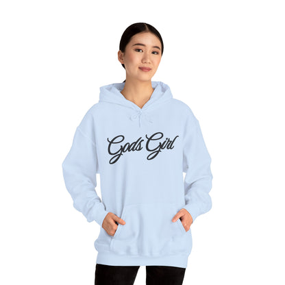 God’s Girl Faith Hoodie (Light Color with Black Print)