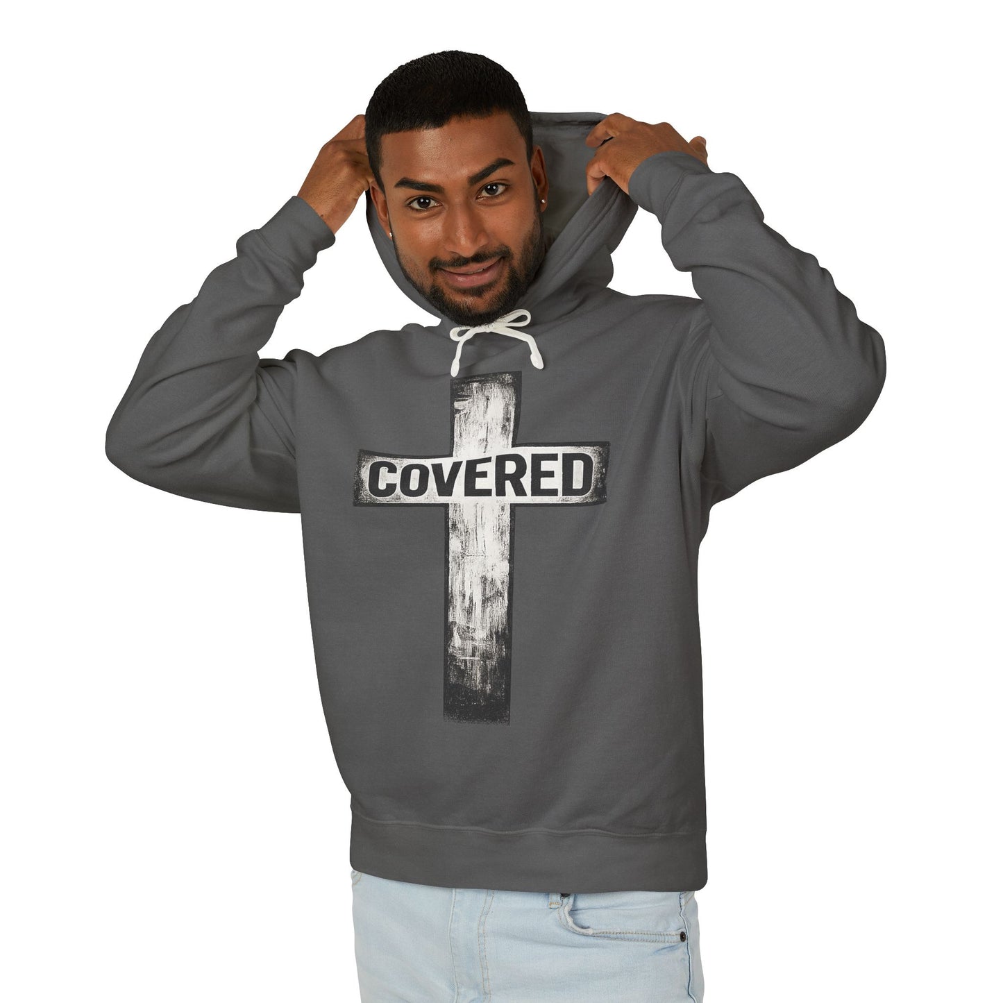 Covered Cross Hoodie — Christian Faith Pullover