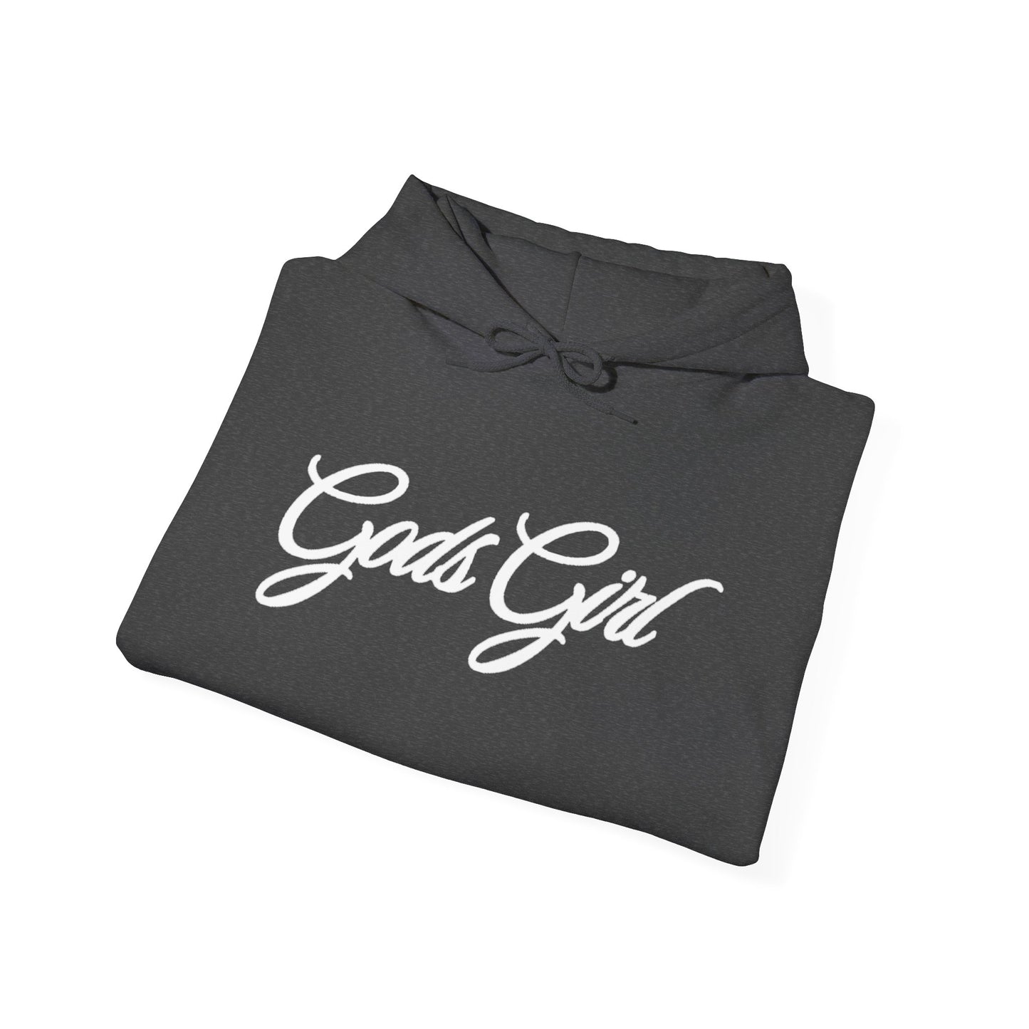 God’s Girl Faith Hoodie (Dark with white print)