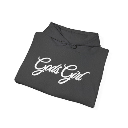 God’s Girl Faith Hoodie (Dark with white print)