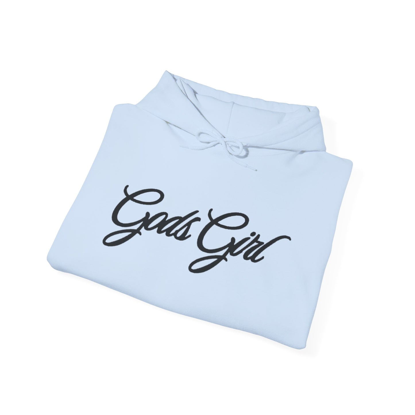 God’s Girl Faith Hoodie (Light Color with Black Print)