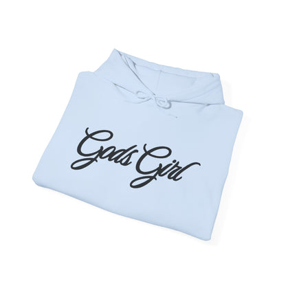 God’s Girl Faith Hoodie (Light Color with Black Print)