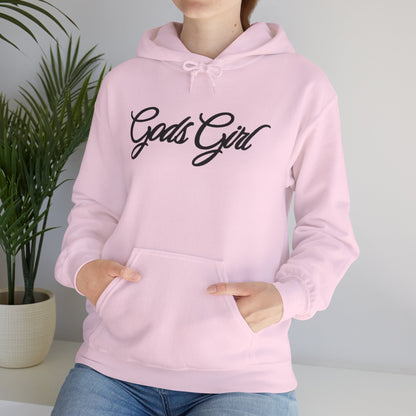 God’s Girl Faith Hoodie (Light Color with Black Print)