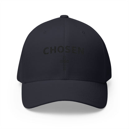 Chosen Embroidered Cap — Christian Cross Baseball Hat