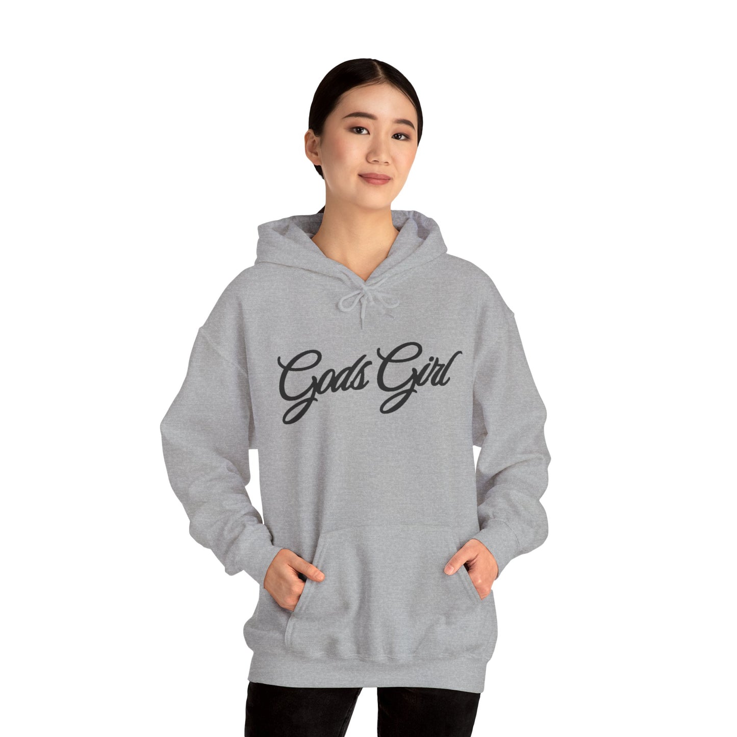 God’s Girl Faith Hoodie (Light Color with Black Print)