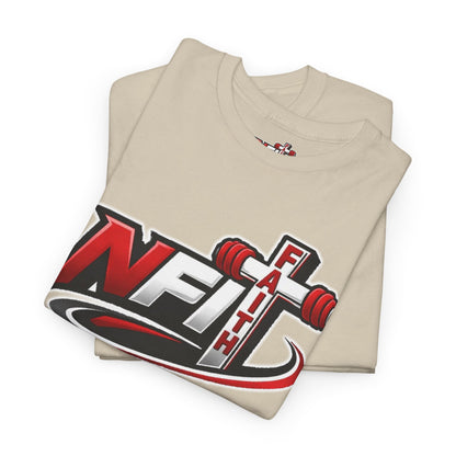 Fitness Logo T‑Shirt — NFIT with Barbell Graphic