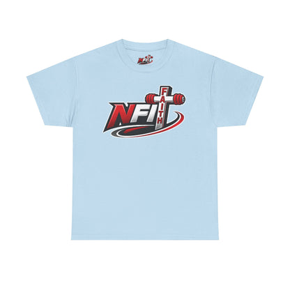 Fitness Logo T‑Shirt — NFIT with Barbell Graphic