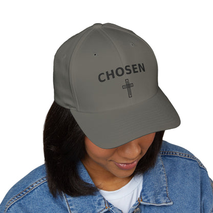 Chosen Embroidered Cap — Christian Cross Baseball Hat