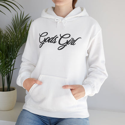 God’s Girl Faith Hoodie (Light Color with Black Print)