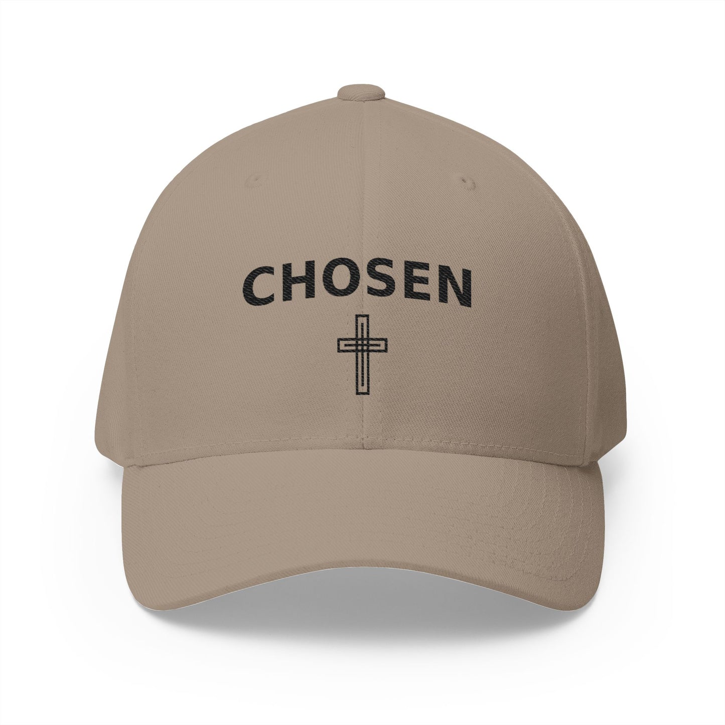 Chosen Embroidered Cap — Christian Cross Baseball Hat