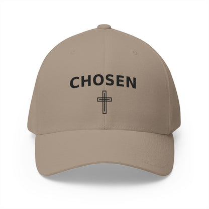 Chosen Embroidered Cap — Christian Cross Baseball Hat