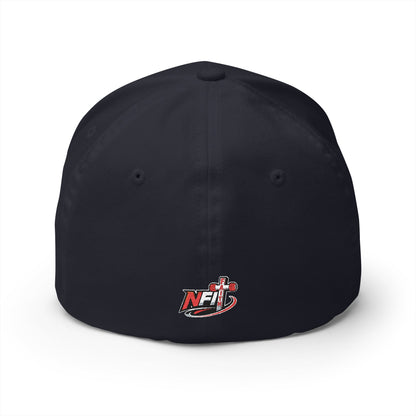 Chosen Embroidered Cap — Faith-Inspired Structured Hat with Cross Accent