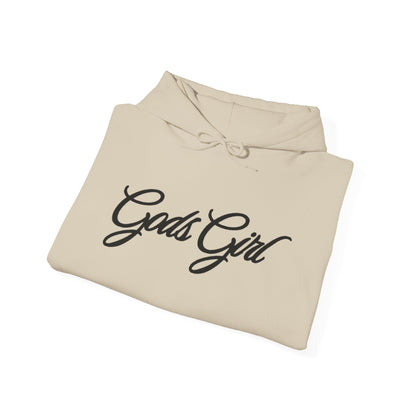 God’s Girl Faith Hoodie (Light Color with Black Print)