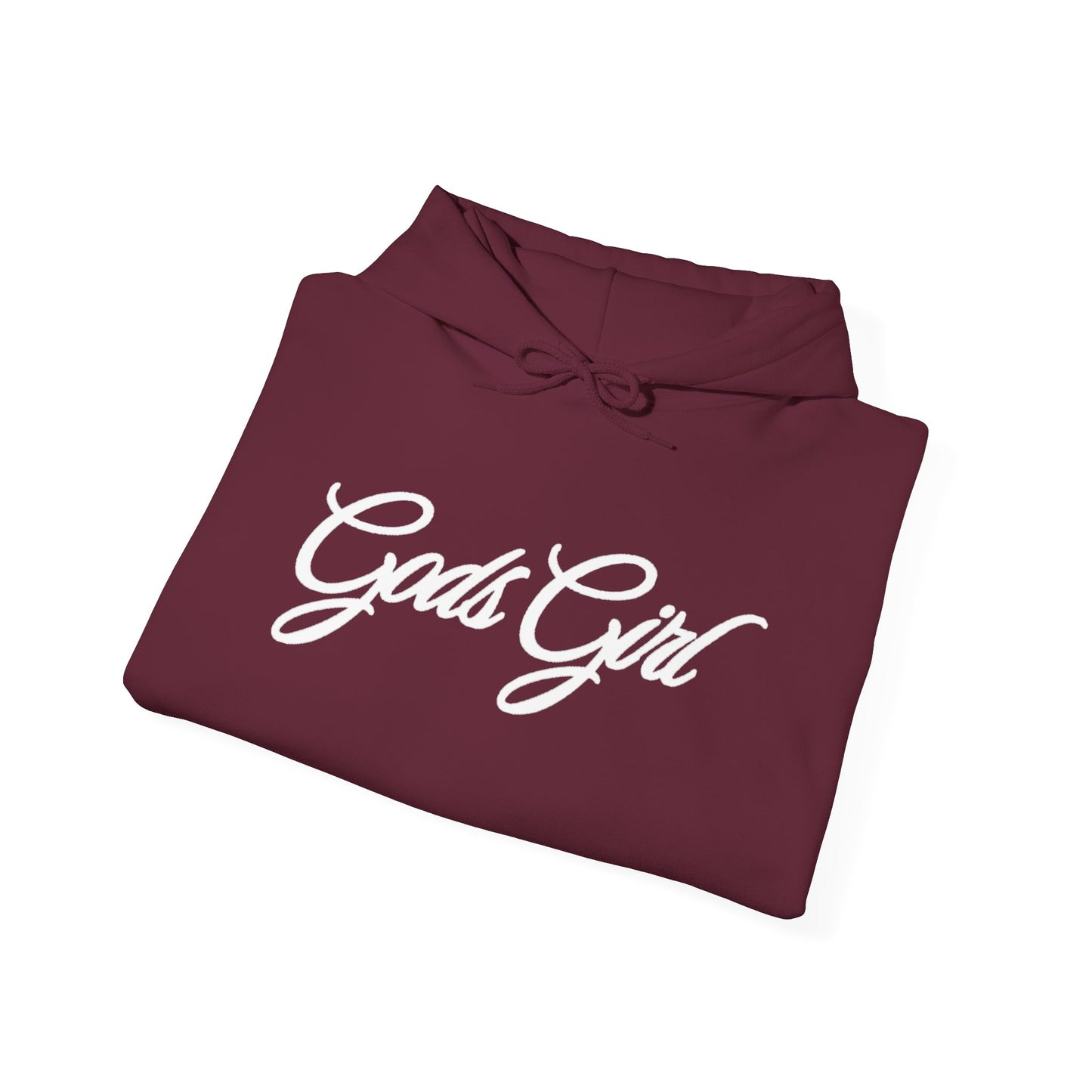 God’s Girl Faith Hoodie (Dark with white print)