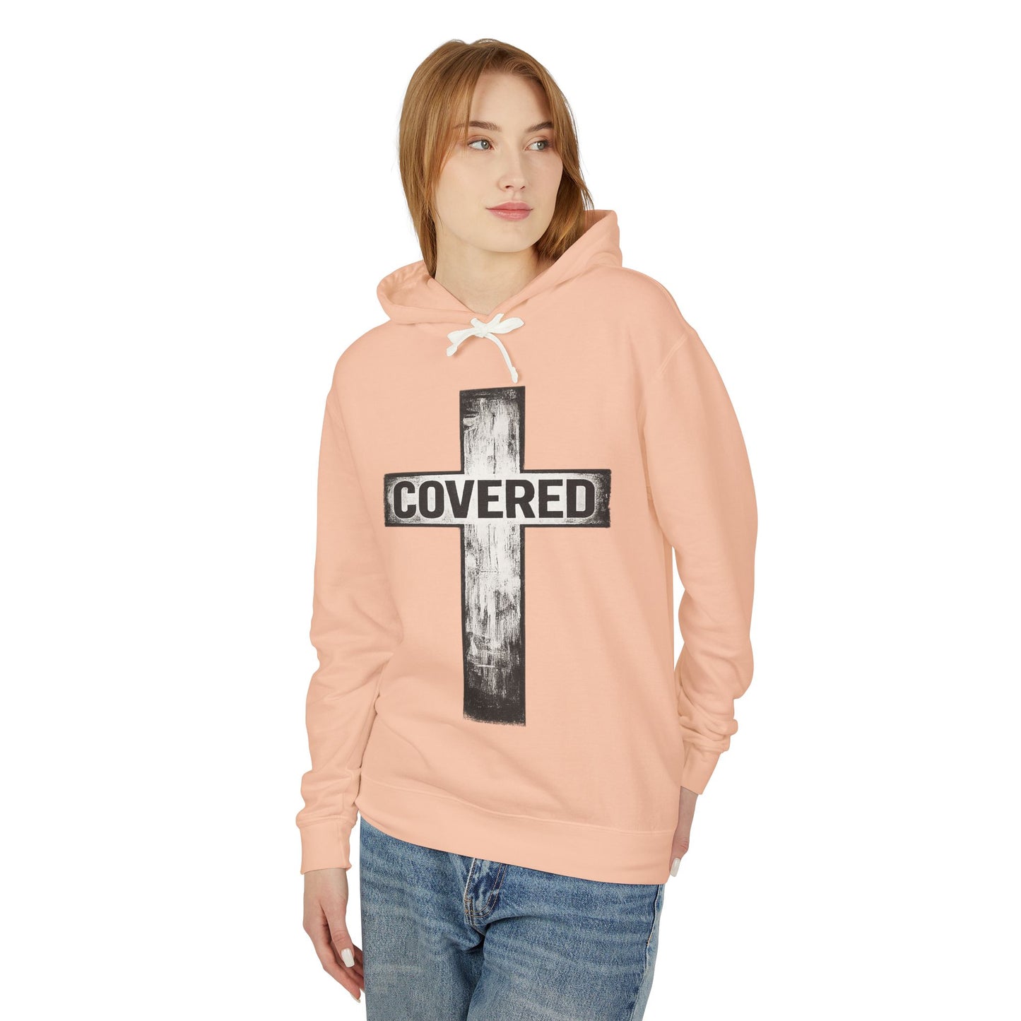 Covered Cross Hoodie — Christian Faith Pullover