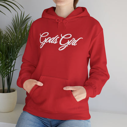 God’s Girl Faith Hoodie (Dark with white print)