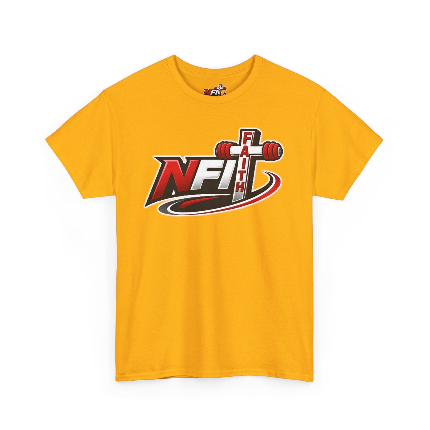 Fitness Logo T‑Shirt — NFIT with Barbell Graphic