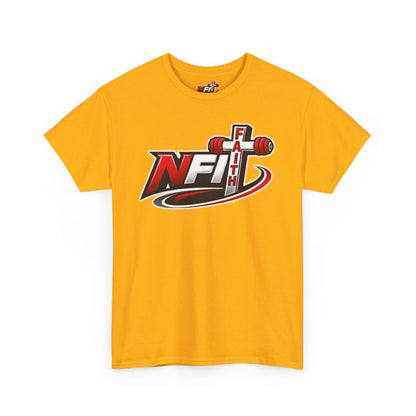 Fitness Logo T‑Shirt — NFIT with Barbell Graphic