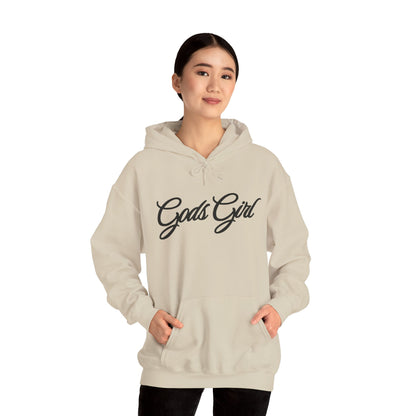 God’s Girl Faith Hoodie (Light Color with Black Print)