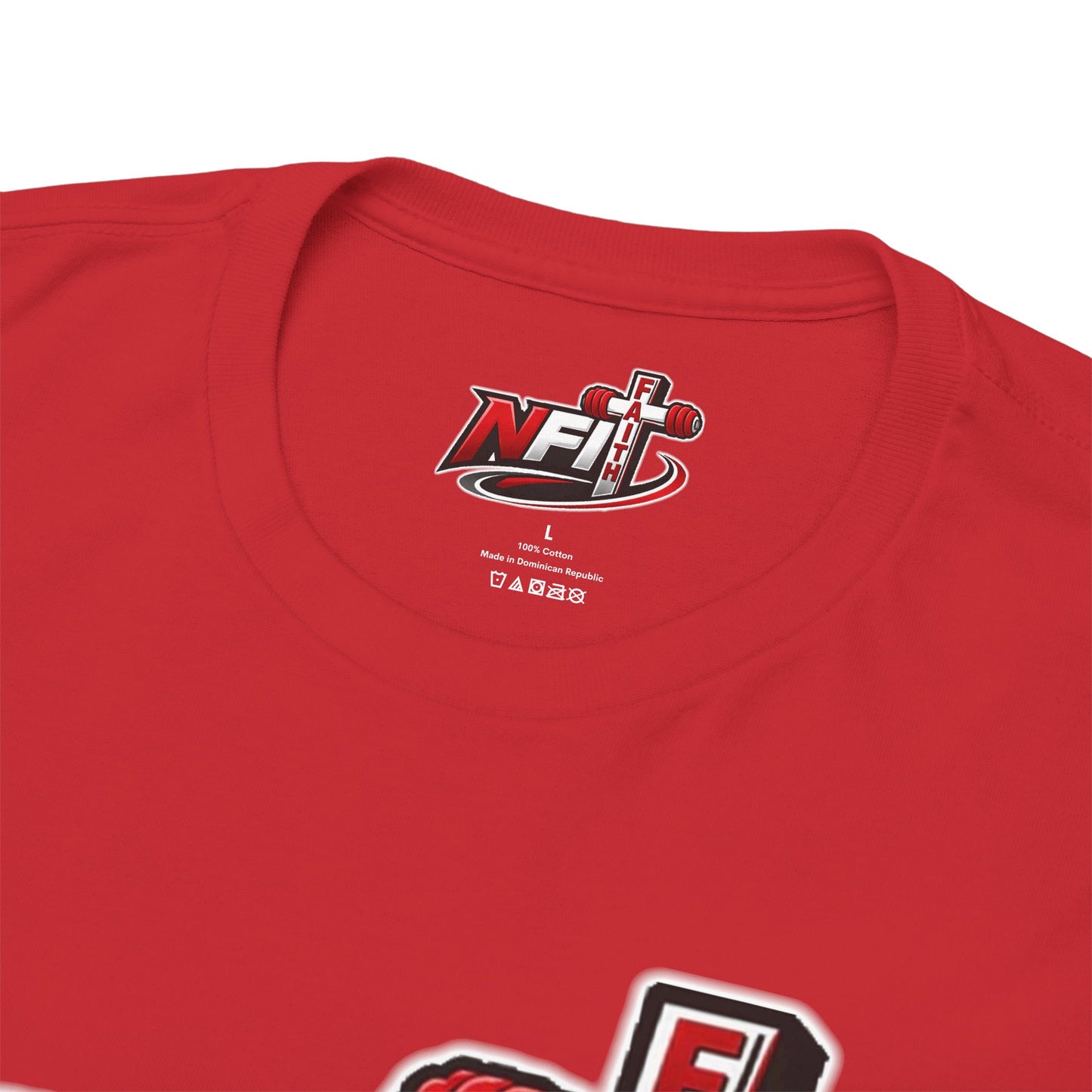 Fitness Logo T‑Shirt — NFIT with Barbell Graphic
