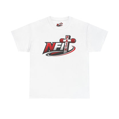 Fitness Logo T‑Shirt — NFIT with Barbell Graphic