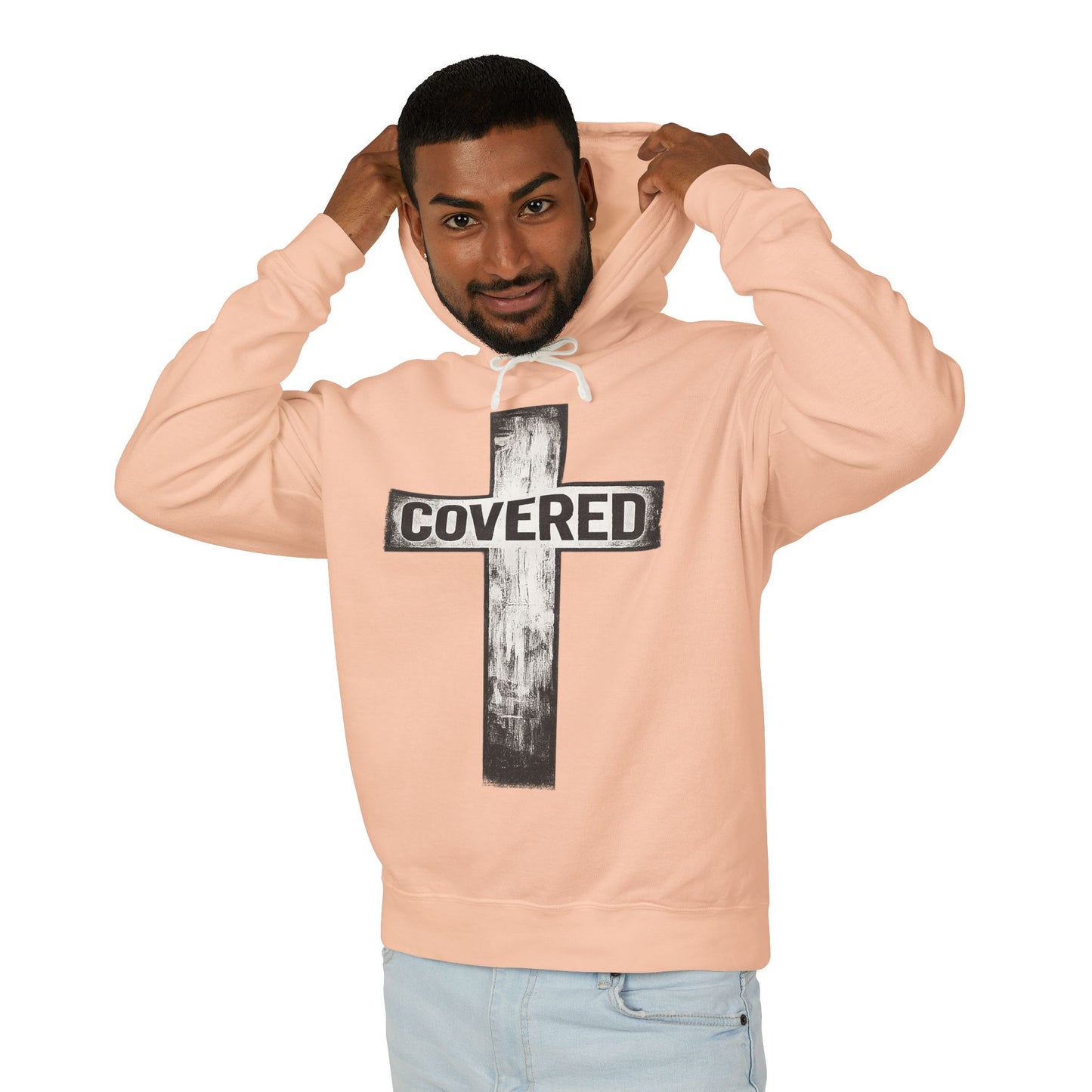 Covered Cross Hoodie — Christian Faith Pullover