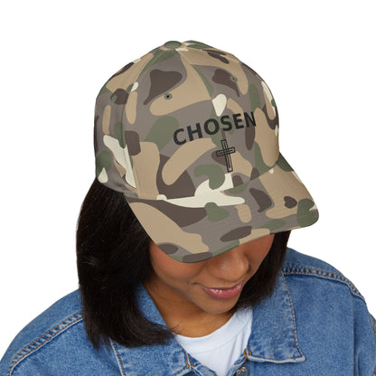 Chosen Embroidered Cap — Christian Cross Baseball Hat