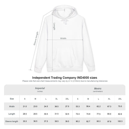 Blessed Cross Hoodie — "Highly Favored, Blessed" Religious Hooded Sweatshirt